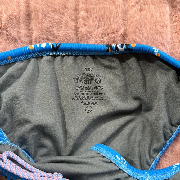 NWT Jolyn Midl bikini bottoms, L, Dotsies print - Picture 3 of 6